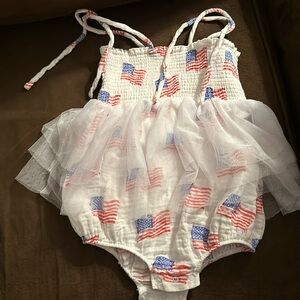 Angel Dear American Flag TuTu Muslin Bubble